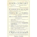 EDEN CONCERT, 10 ABRIL 1920