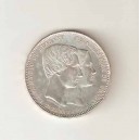 BELGICA  Leopoldo I 5 frcs. 1853 plata SC 