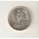 BRASIL 20 cruzeiros 1972 plata