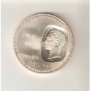 VENEZUELA 10 bolivares 1973 plata