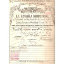 LA ESPAÑA INDUSTRIAL Sociedad Anónima fabril y mercantil