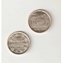 Medalla tema ferrocarril plata 