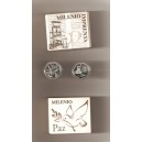 1500 Pts. 2000 Cambio de Milenio 2 modelos diferentes plata FNMT