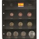 ESPAÑA Colección completa Euros 2009 