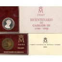 Bicentenario CARLOS III FNMT 1788-1988