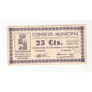 MONZÓN 25 Cts. 1937 BC 