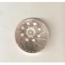 ISRAEL 10 Lirot 1971 plata
