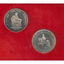 5 ECU 1990 Y 1991 FNMT plata