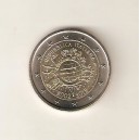 ITALIA 2 € 2012 Décimo Aniversario