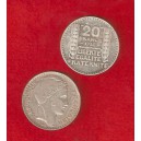 FRANCIA 20 francos 1933 plata