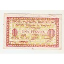 AMPOSTA 1 pesseta 1937 