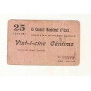 ASCÓ 25 Cèntims 1937