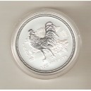 AUSTRALIA 1 Onza 2005 Gallo plata