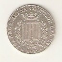 ISABEL 2ª 1 Peseta 1837 Principado de Cataluña  Barcelona