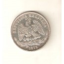 MEJICO 1 peso 1871 plata