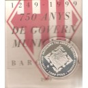 2000 pts. 1999 Barcelona plata 