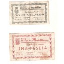 MONTALBAN 50 Ctmos. y 1 Pta. 