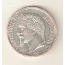 FRANCIA 5 Frcs. 1867 A plata