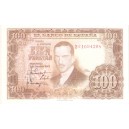 100 Pts. 7 abril 1953 doble firma cajero