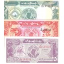 SUDAN Lote 3 billetes