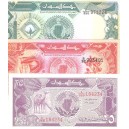 SUDAN Lote 3 billetes