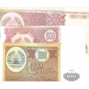 TAJIKISTAN  Lote 3 billetes 1994