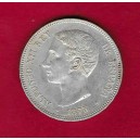 Alfonso XII 1875/18-75 SC plata