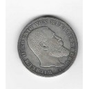 ALEMANIA Guillermo II 5 marcos 1908 plata