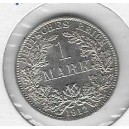 ALEMANIA 1 marco 1912 Berlin plata