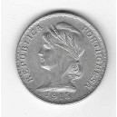 PORTUGAL 1 Escudo 1915 plata