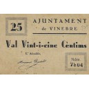 VINEBRE 25 Cts.
