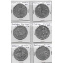 PORTUGAL 6 Monedas 200 escudos