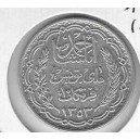TUNEZ 10 frcs. 1353 (1934) plata