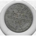 PRUSIA Federico guillermo IV 2'50 silvergroschen 1847 A