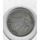 INDIA BRITANICA 1/4 rupia 1840 Victoria plata