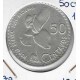 GUATEMALA 50 Ctvos. 1962 plata