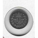 GRAN BRETA&Ntilde;A 2 peniques 1850 plata