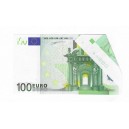 100 &euro; 2002 Espa&ntilde;a fallo corte e impresi&oacute;n Doblez