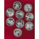 10 &euro; varios a&ntilde;os FNMT plata