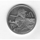 IRAQ 1 dinar 1971 Ej&eacute;rcito plata