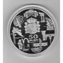Cincuent&iacute;n 50 &euro; 2003 Primer Aniversario del Euro plata