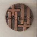 SUBIRACHS  Alegoria de la ciudad Barcelona cobre FNMT 1978 