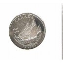 CANADA 50 cents 1999 plata 