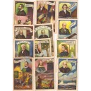 HOMBRES EMINENTES  Colección completa de 12 cromos serie 2ª